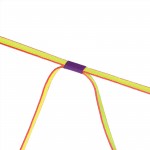 Adhesive tape for webbing fixing