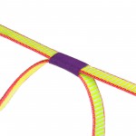 Adhesive tape for webbing fixing