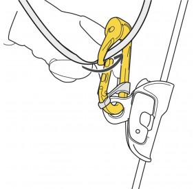 carabiner with pulley