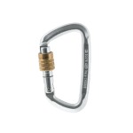 galvanised steel D-hook with ring nut
