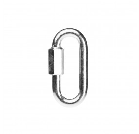 Maglia rapida ovale in acciaio zincato