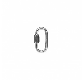 Oval galvanised steel quick link