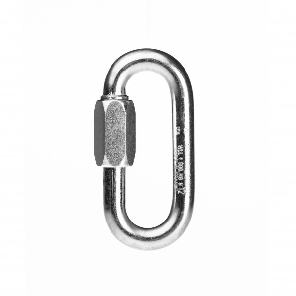 Oval galvanised steel quick link
