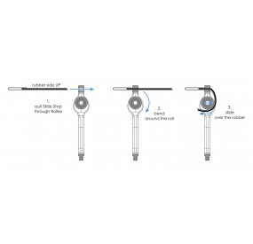 karabiner brake rollex slide stop