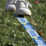 Slackline pour l'équilibre