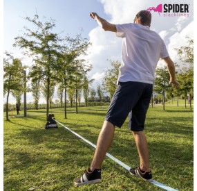 Slackline pour l'équilibre