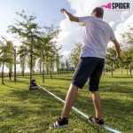 Slackline pour l'équilibre