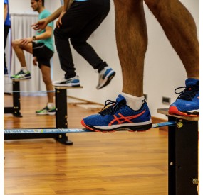 Slackline pour l'équilibre