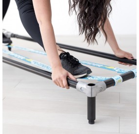 structure de support de slackline pour l'entraînement en intérieur