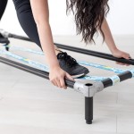 structure de support de slackline pour l'entraînement en intérieur