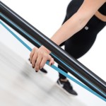 slackline support structure for indoor training