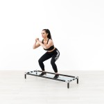 structure de support de slackline pour l'entraînement en intérieur