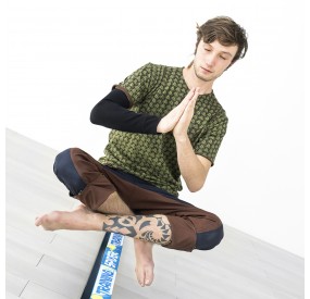 structure de support pour slackline intérieure