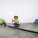 structure de support pour slackline intérieure