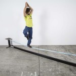 struttura portante per slackline da interno
