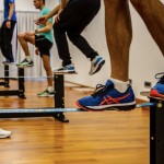 structure de support pour slackline intérieure