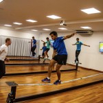 struttura portante per slackline da interno