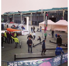 struttura portante per slackline da interno