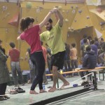 structure de support pour slackline intérieure