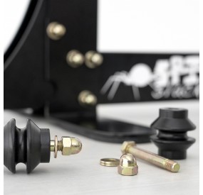 self-supporting structure with stretched wire and slackline