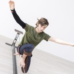 self-supporting structure with stretched wire and slackline