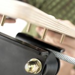 self-supporting structure with stretched wire and slackline