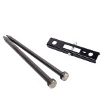 piastra di ancoraggio per slackline