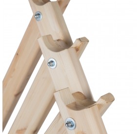 cavalletto di legno per slackline