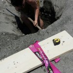 cavalletto di legno per slackline