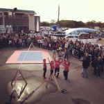 cavalletto di legno per slackline