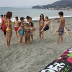 cavalletto di legno per slackline