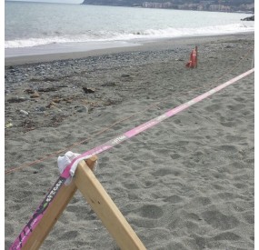 cavalletto di legno per slackline