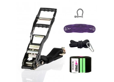 SLACKLINE POWER RATCHET XXL - MANDINGO KIT SR XL - SLOW RELEASE