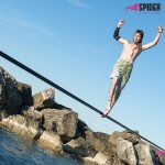 Ratchet for slackline tensioning