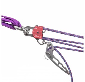 Freno a leva per paranco slackline