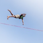 XXL ratchet for slackline tensioning