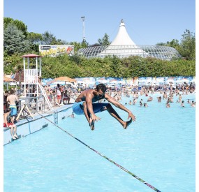 XXL ratchet for slackline tensioning