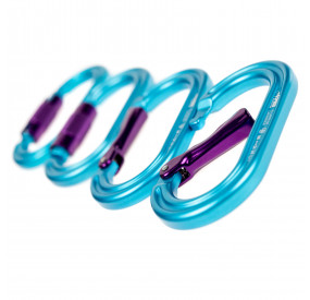 oval aluminium carabiner