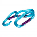 mousqueton ovale en aluminium