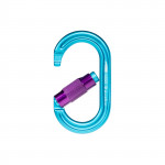 mousqueton ovale avec embout en aluminium