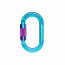 ALUMINUM CARABINER OVAL SCREW NUT SLACKLINE