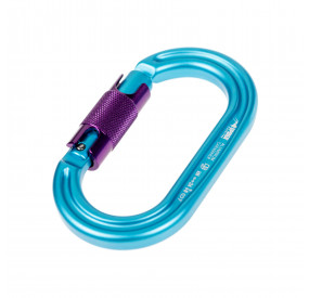 mousqueton ovale avec embout en aluminium