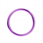 purple aluminium ring