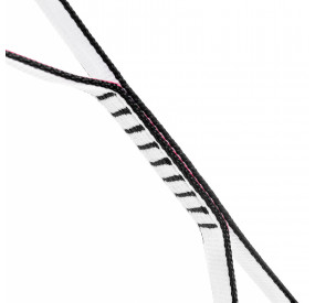 couture de connexion type-x entre la sangle et le renfort