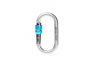 MOSCHETTONE ACCIAIO OVALE CON GHIERA SLACKLINE